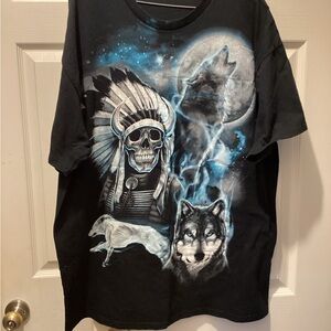 Black Graphic Kids T-Shirt